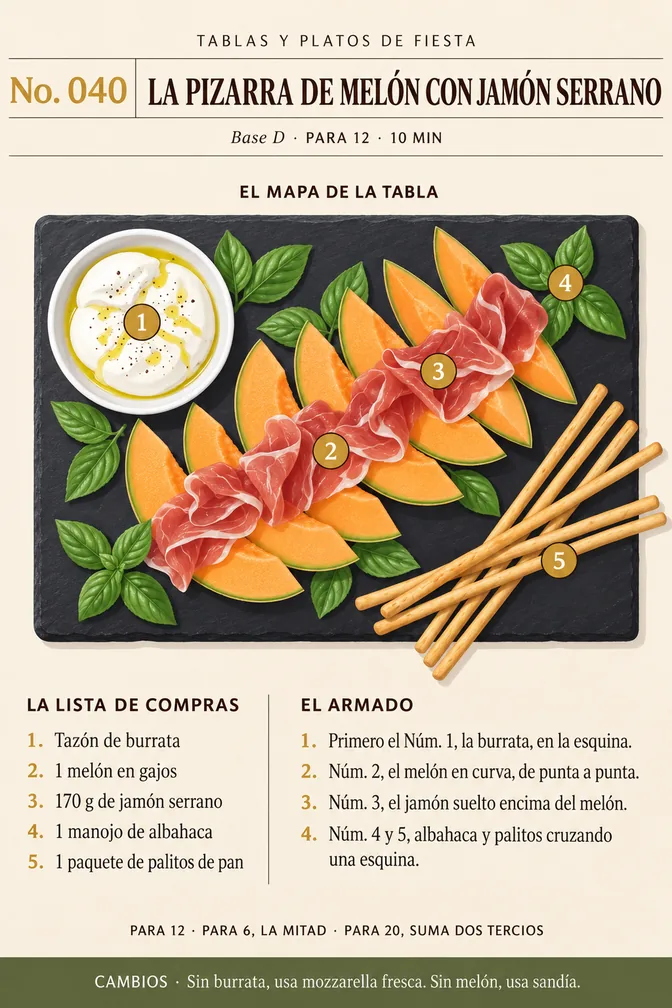 Página La Pizarra de Melón con Jamón Serrano del libro